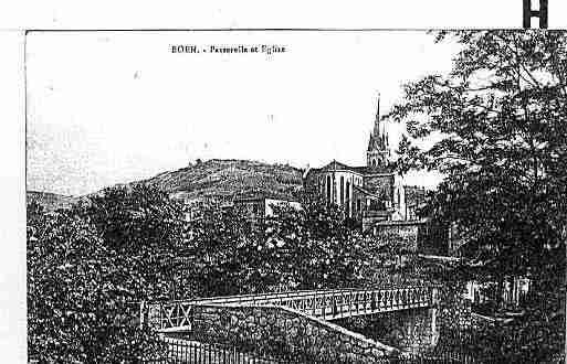 Ville de BOEN Carte postale ancienne