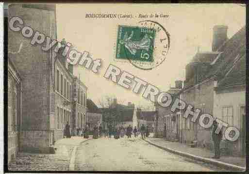 Ville de BOISCOMMUN Carte postale ancienne