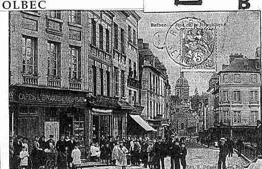 Ville de BOLBEC Carte postale ancienne