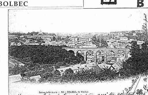 Ville de BOLBEC Carte postale ancienne