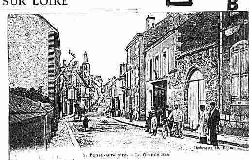 Ville de BONNYSURLOIRE Carte postale ancienne