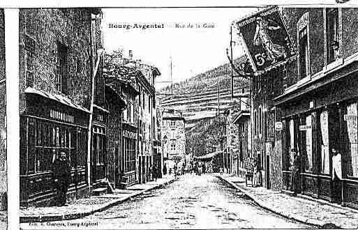 Ville de BOURGARGENTAL Carte postale ancienne