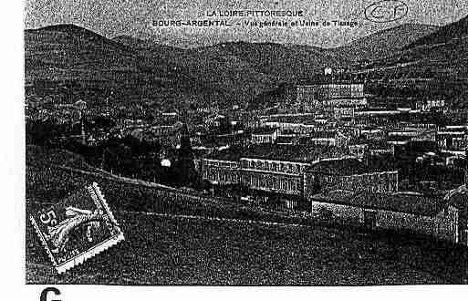 Ville de BOURGARGENTAL Carte postale ancienne