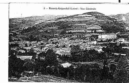 Ville de BOURGARGENTAL Carte postale ancienne