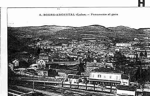 Ville de BOURGARGENTAL Carte postale ancienne