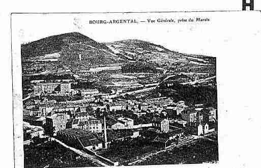 Ville de BOURGARGENTAL Carte postale ancienne