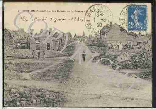 Ville de BOURLON Carte postale ancienne