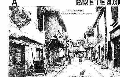 Ville de BRETENOUX Carte postale ancienne