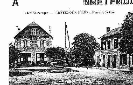 Ville de BRETENOUX Carte postale ancienne