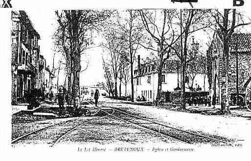 Ville de BRETENOUX Carte postale ancienne