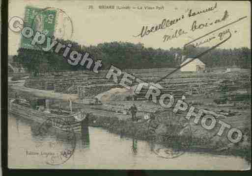 Ville de BRIARE Carte postale ancienne