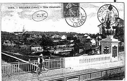 Ville de BRIARE Carte postale ancienne