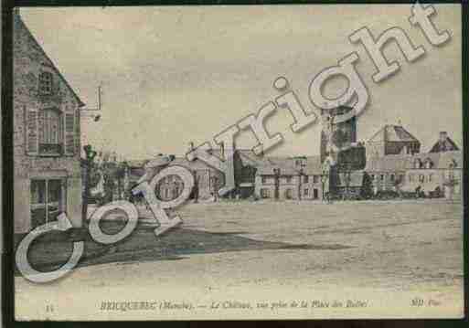 Ville de BRICQUEBEC Carte postale ancienne