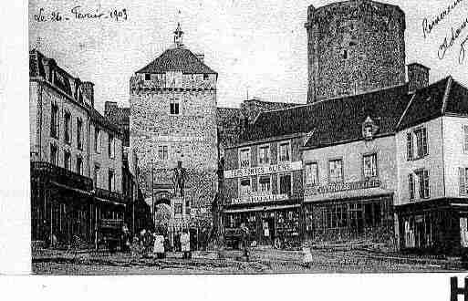 Ville de BRICQUEBEC Carte postale ancienne