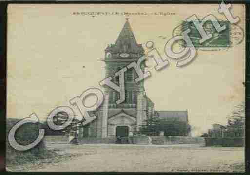 Ville de BRICQUEVILLESURMER Carte postale ancienne