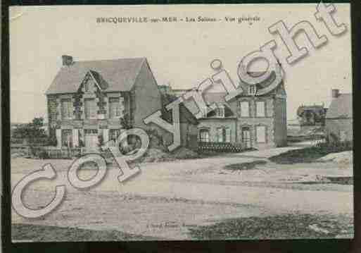 Ville de BRICQUEVILLESURMER Carte postale ancienne