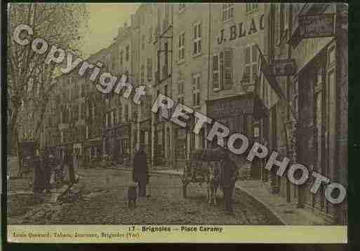 Ville de BRIGNOLES Carte postale ancienne
