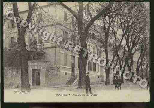 Ville de BRIGNOLES Carte postale ancienne