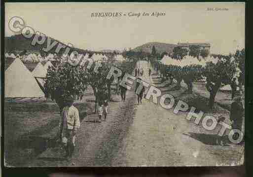 Ville de BRIGNOLES Carte postale ancienne