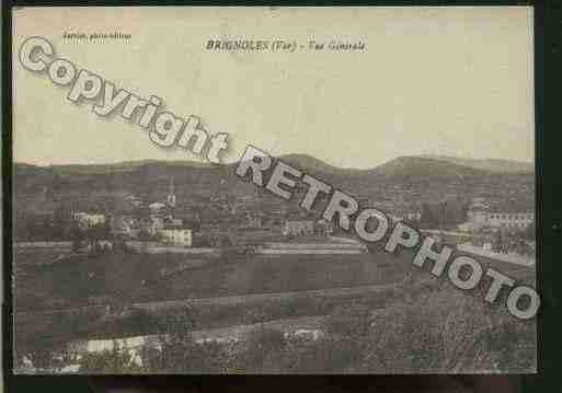 Ville de BRIGNOLES Carte postale ancienne