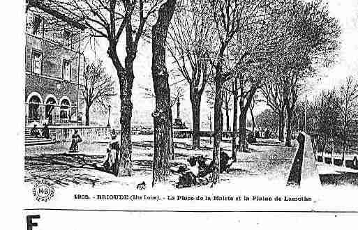 Ville de BRIOUDE Carte postale ancienne