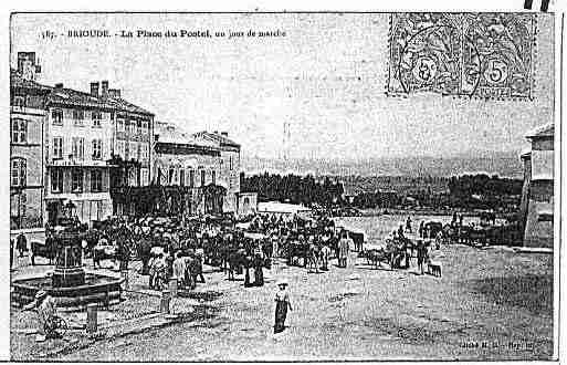 Ville de BRIOUDE Carte postale ancienne