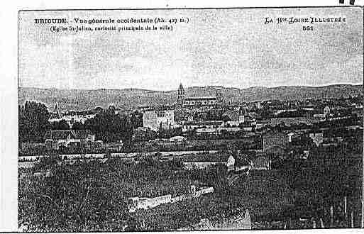 Ville de BRIOUDE Carte postale ancienne