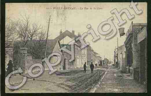 Ville de BULLYLESMINESGRENAY Carte postale ancienne