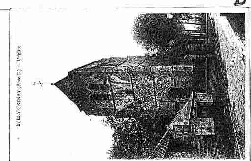 Ville de BULLYLESMINESGRENAY Carte postale ancienne