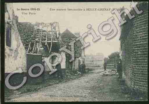 Ville de BULLYLESMINESGRENAY Carte postale ancienne Ville de BULLYLESMINESGRENAY Carte postale ancienne