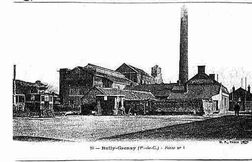 Ville de BULLYLESMINESGRENAY Carte postale ancienne