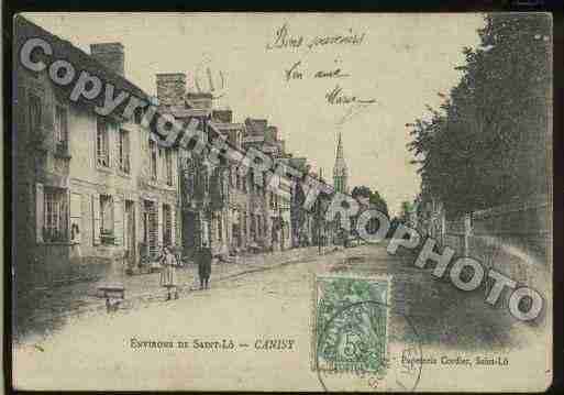 Ville de CANISY Carte postale ancienne