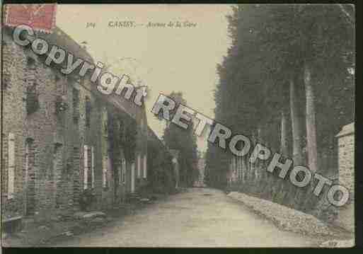 Ville de CANISY Carte postale ancienne