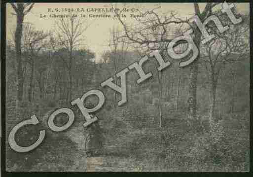 Ville de CAPELLELESBOULOGNE(LA) Carte postale ancienne