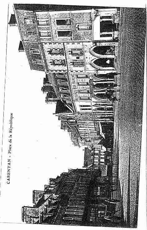 Ville de CARENTAN Carte postale ancienne