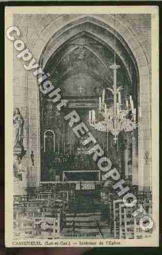Ville de CASSENEUIL Carte postale ancienne