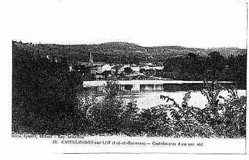 Ville de CASTELMORONSURLOT Carte postale ancienne