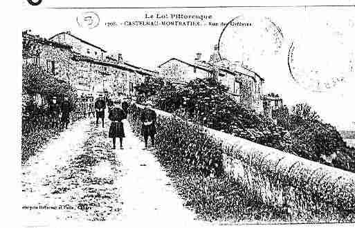 Ville de CASTELNAUMONTRATIER Carte postale ancienne