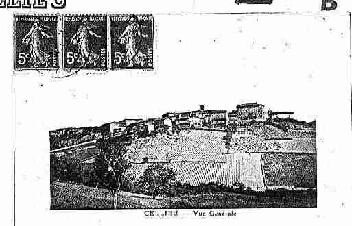 Ville de CELLIEU Carte postale ancienne