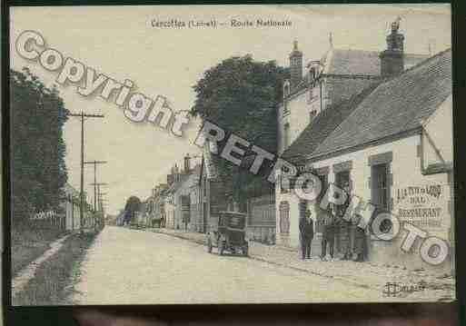 Ville de CERCOTTES Carte postale ancienne