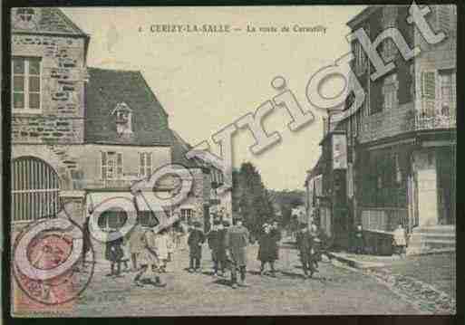 Ville de CERISYLASALLE Carte postale ancienne