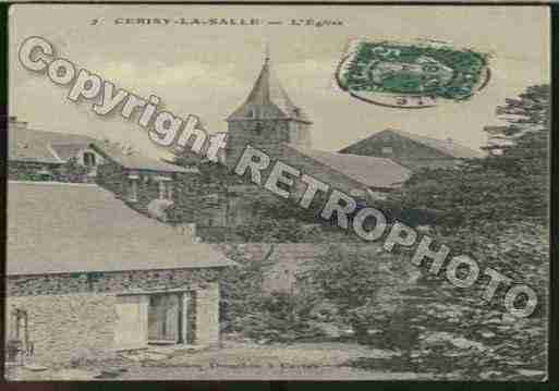 Ville de CERISYLASALLE Carte postale ancienne