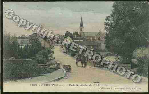 Ville de CERNOYENBERRY Carte postale ancienne