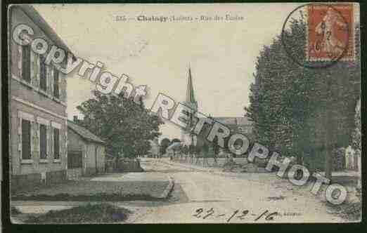 Ville de CHAINGY Carte postale ancienne