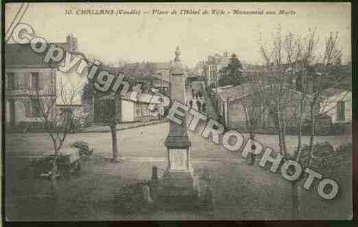 Ville de CHALLANS Carte postale ancienne