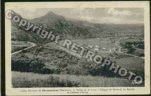 Ville de CHAMALIERESSURLOIRE Carte postale ancienne