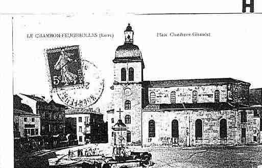 Ville de CHAMBONFEUGEROLLES(LE) Carte postale ancienne