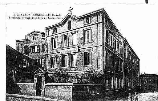Ville de CHAMBONFEUGEROLLES(LE) Carte postale ancienne