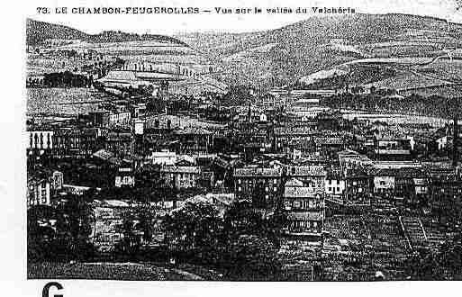 Ville de CHAMBONFEUGEROLLES(LE) Carte postale ancienne