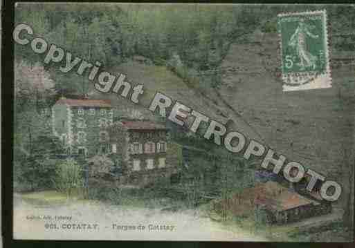 Ville de CHAMBONFEUGEROLLES(LE) Carte postale ancienne